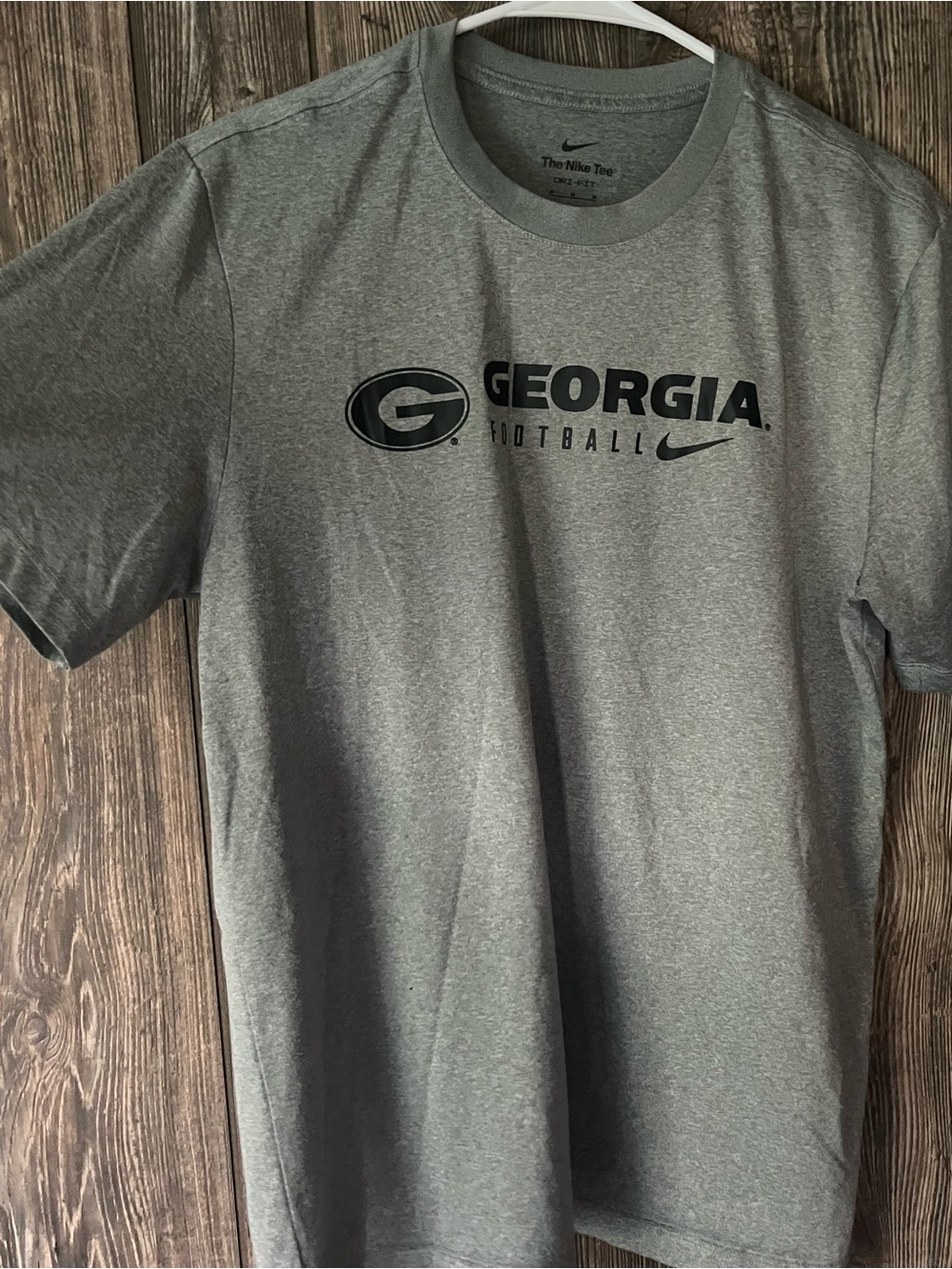 Nike Gray Georgia Football Short Sleeve Tee